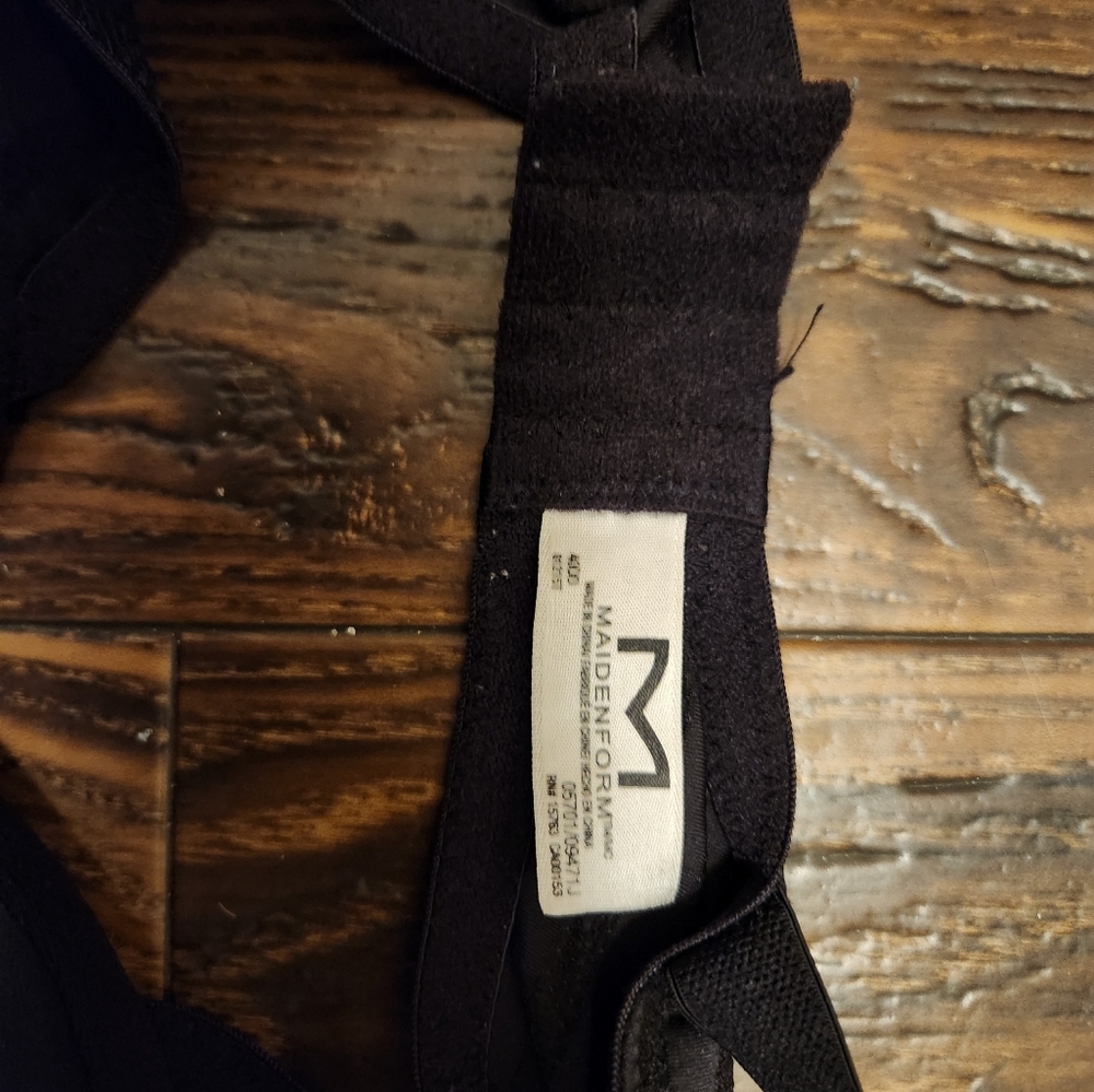 Maidenform Underwire Full Coverage Bra Black Tan … - image 4